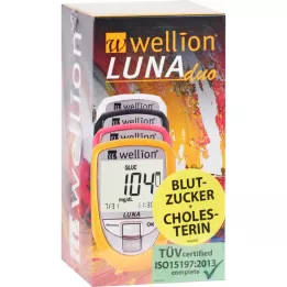 WELLION LUNAduo BZ-Set za merjenje mg/dl roza, 1 kos