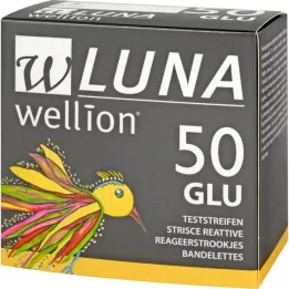 WELLION LUNA Listički za merjenje glukoze v krvi, 50 kos