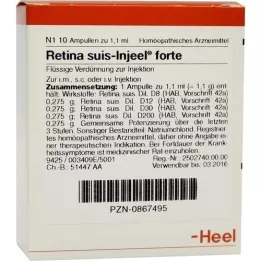 RETINA SUIS Injeel forte ampule, 10 kos