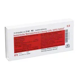 ISOTONISCHE NaCl raztopina 0,9% Eifelfango Inj.-Lsg., 10X2 ml
