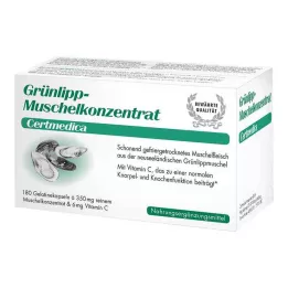 GRÜNLIPPMUSCHEL KONZENTRAT Kapsule, 180 kos