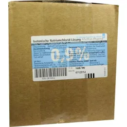 Fiziološka raztopina 0,9% plastična steklenička, 10X100 ml