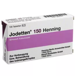 JODETTEN 150 Henning tablet, 100 kos