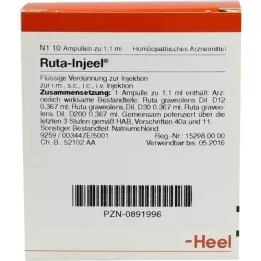 RUTA INJEEL Ampule, 10 kos