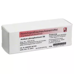 ACIDUM PHOSPHORICUM D 6 globul, 10 g
