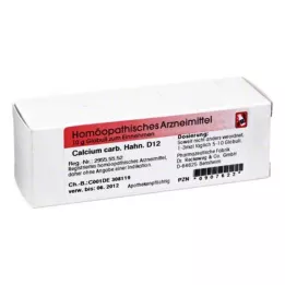 CALCIUM CARBONICUM Hahnemanni D 12 globul, 10 g