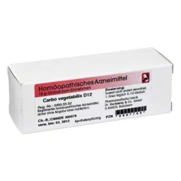 CARBO VEGETABILIS D 12 globul, 10 g