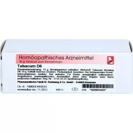 TABACUM D 6 globul, 10 g