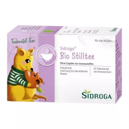 SIDROGA Filter vrečke za organski čaj za dojenje, 20X1,5 g