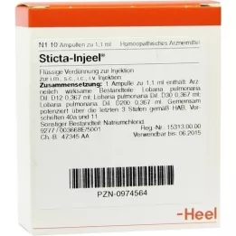 STICTA INJEEL Ampule, 10 kos