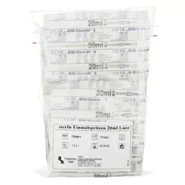 EINMALSPRITZE 20 ml sterilno, 10 kos