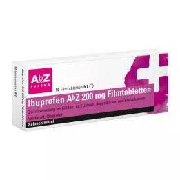 IBUPROFEN AbZ 200 mg filmsko obložene tablete, 10 kom