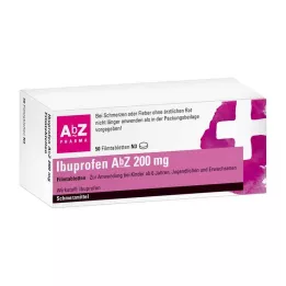 IBUPROFEN AbZ 200 mg filmsko obložene tablete, 50 kom