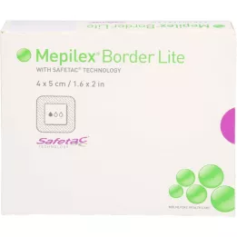 MEPILEX Penasti konektor Border Lite 4x5 cm sterilen, 10 kos