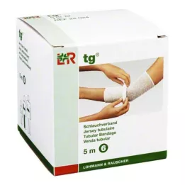 TG Tubular bandaža velikost 6 5 m bela, 1 kos