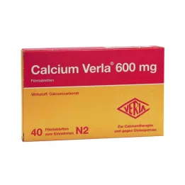 CALCIUM VERLA 600 mg filmsko obložene tablete, 40 kom