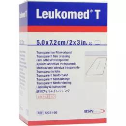 LEUKOMED transp.sterilni obliži 5x7,2 cm, 50 kos