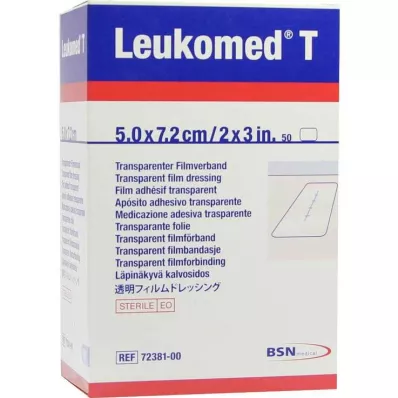 LEUKOMED transp.sterilni obliži 5x7,2 cm, 50 kos LEUKOMED transp.sterilni obliži 5x7,2 cm, 50 kos