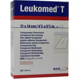 LEUKOMED transp.sterilni obliži 11x14 cm, 50 kos