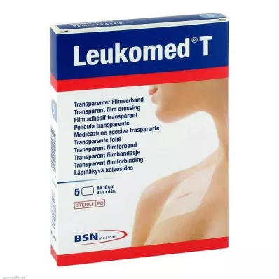 LEUKOMED prosojni sterilni obliž 8x10 cm, 5 kos LEUKOMED prosojni sterilni obliž 8x10 cm, 5 kos