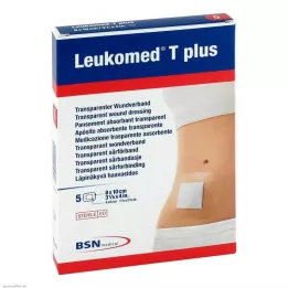 LEUKOMED transp.plus sterilni obliž 8x10 cm, 5 kos