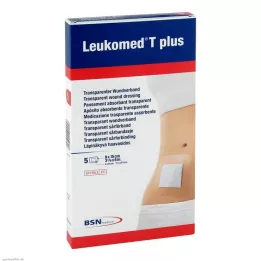 LEUKOMED transp.plus sterilni obliži 8x15 cm, 5 kos