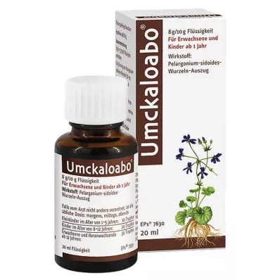 UMCKALOABO tekočina, 20 ml UMCKALOABO tekočina, 20 ml