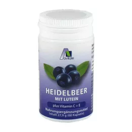 HEIDELBEER KAPSELN+Lutein+C+E, 60 kos
