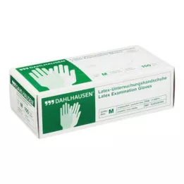 HANDSCHUHE Lateks nepudran velikost M, 100 kosov