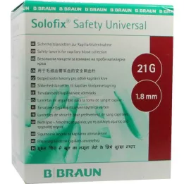 SOLOFIX Safety Univers.Lanzet.21 G 1,8 mm igla, 200 kosov