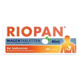 RIOPAN Magen Tabletten Mint 800 mg žvečljive tablete, 100 kos