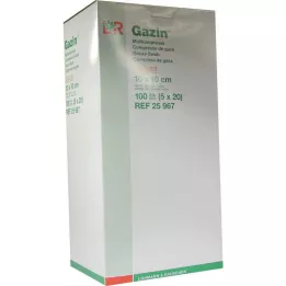 GAZIN Gaza komp. 10x10 cm sterilna 12-slojna, 5X20 kom