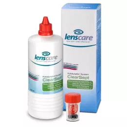 LENSCARE ClearSept 380 ml+posoda, 1 št