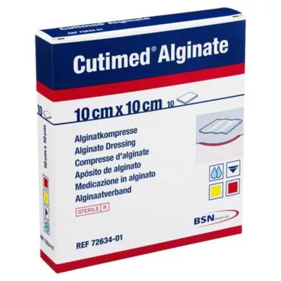Cutimed Alginate Alginatne komprese 10x10cm, 10 kom