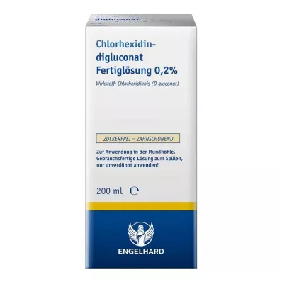 CHLORHEXIDINDIGLUCONAT Raztopina, pripravljena za uporabo, 0,2%, 200 ml CHLORHEXIDINDIGLUCONAT Raztopina, pripravljena za uporabo, 0,2%, 200 ml