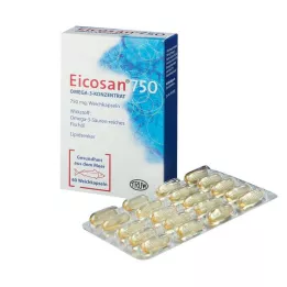 EICOSAN 750 Omega-3 koncentrat mehke kapsule, 60 kos