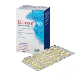 EICOSAN 750 Omega-3 koncentrat mehkih kapsul, 120 kos