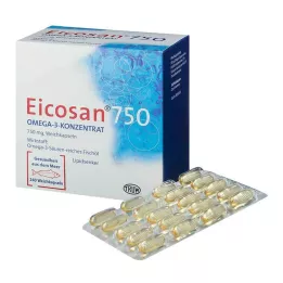 EICOSAN 750 Omega-3 koncentrat mehkih kapsul, 240 kos