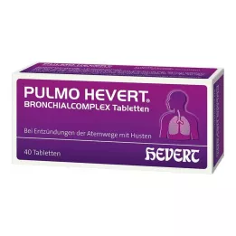 PULMO HEVERT Bronchialcomplex tablete, 40 kos
