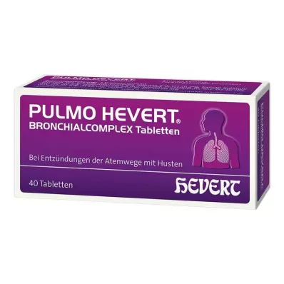 PULMO HEVERT Bronchialcomplex tablete, 40 kos PULMO HEVERT Bronchialcomplex tablete, 40 kos