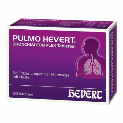 PULMO HEVERT Bronchialcomplex tablete, 100 kos PULMO HEVERT Bronchialcomplex tablete, 100 kos