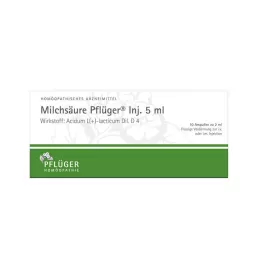 MILCHSÄURE Pflüger raztopina za injiciranje 5 ml, 10 kos