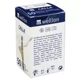 WELLION CALLA Listički za merjenje glukoze v krvi, 50 kos