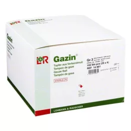 GAZIN Bris sliva sterilna 2+2 zaščitna r.o.RK, 100 kos