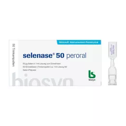 SELENASE 50 peroralna raztopina za peroralno uporabo, 50X1 ml