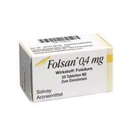 FOLSAN 0,4 mg tablete, 50 kom