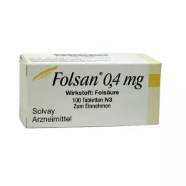 FOLSAN 0,4 mg tablete, 100 kos