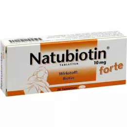 NATUBIOTIN 10 mg forte tablete, 20 kom