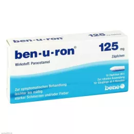 BEN-U-RON 125 mg svečke, 10 kos