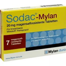 SODAC Mylan gastrorezistentne tablete, 7 kos